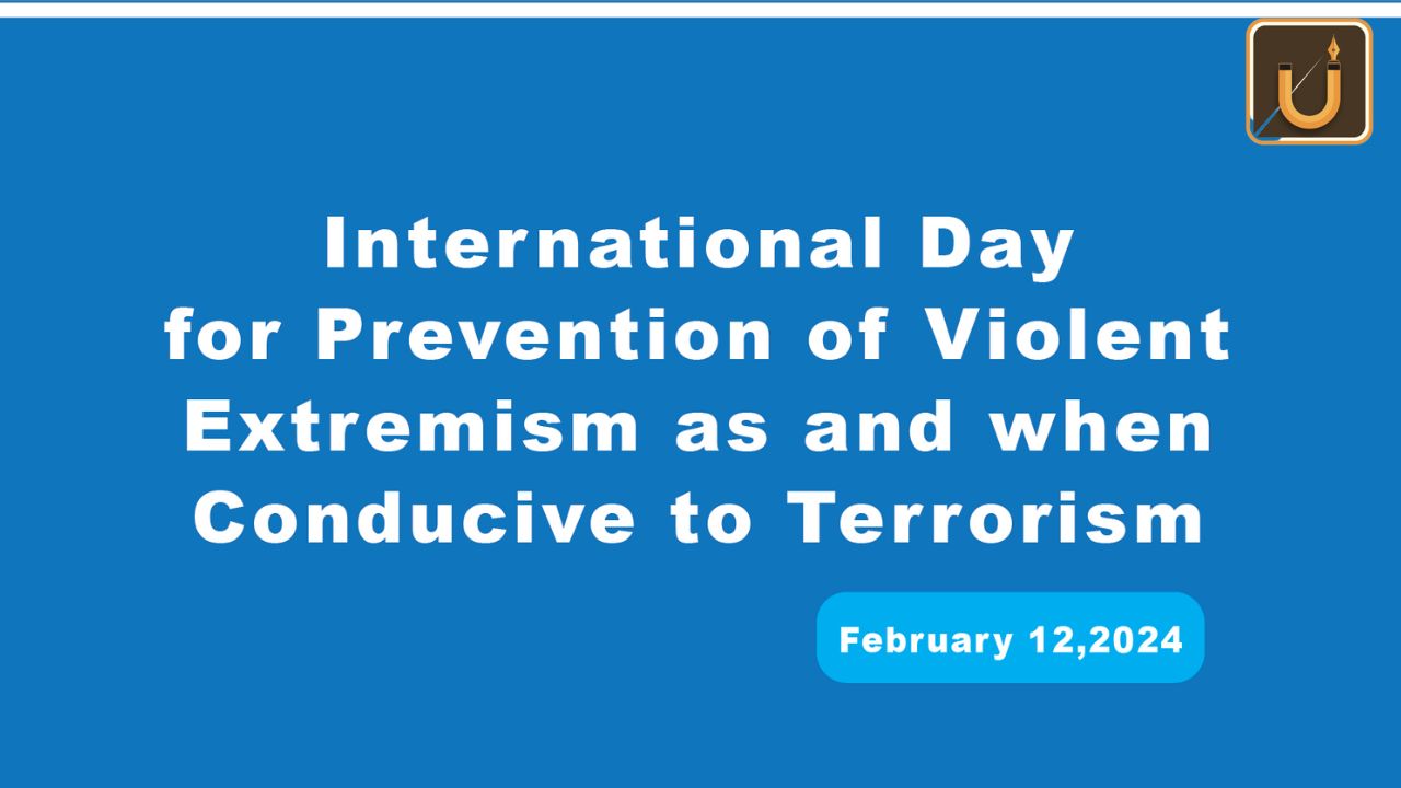 Usthadian Academy / International Day For The Prevention Of Violent Extremism As And When Conducive To Terrorism 2024 | 13 feb 2024 Usthadian Academy / International Day For The Prevention Of Violent Extremism As And When Conducive To Terrorism 2024